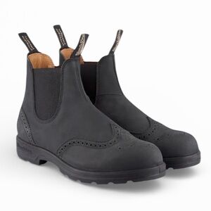 BLUNDSTONE Rare Brogue Wingtip Leather Boots